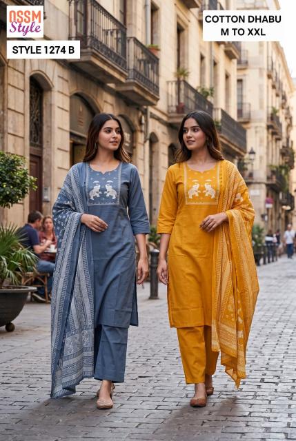 Ossm style 1274 B bombay wholesale kurti market